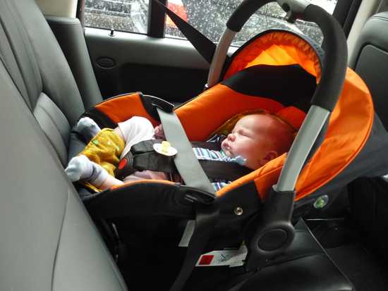 Как пристегнуть детское кресло в машине